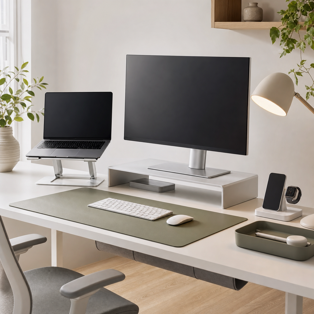 Focusbeam Rechargeable Desk Lamp lifestyle workspace image